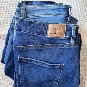 LOT 4 Blue Skinny Jeans pre loved